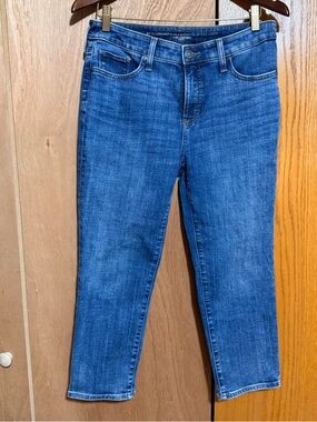 Chico's Mid Wash Ankle Crop Jeans - Blue